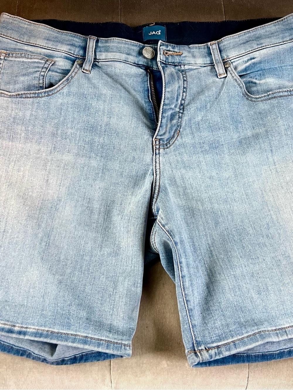 Jag Jeans Pale Blue Denim Shorts